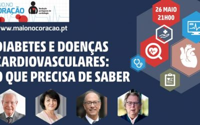 Maio no Coração: sessão sobre diabetes e doenças cardiovasculares.