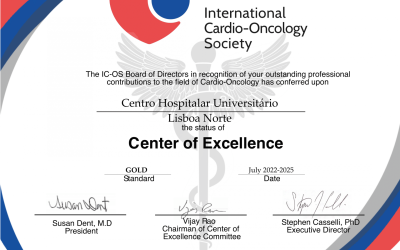 Prémio Ouro à Consulta de Cardio-Oncologia do CHULN